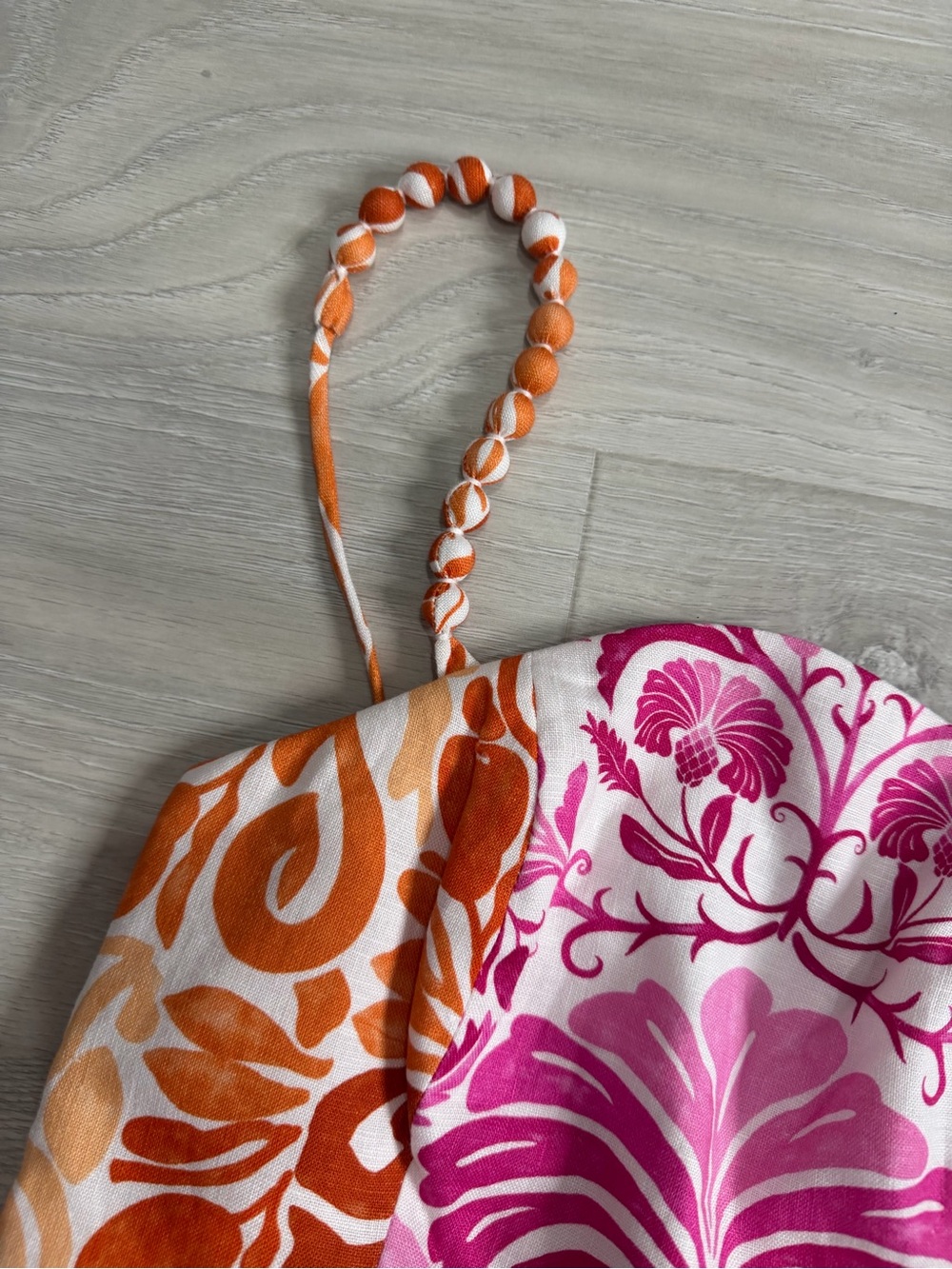 FARM Rio Pink & Orange Floral Braided-Strap Sundress - Picture 3 of 3
